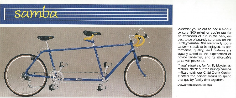 Burley Tandem Catalog