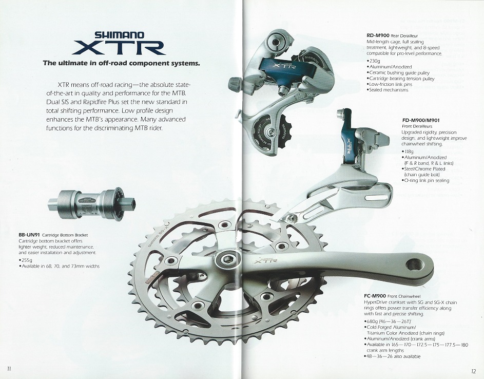 93 Shimano Bicycle System Components