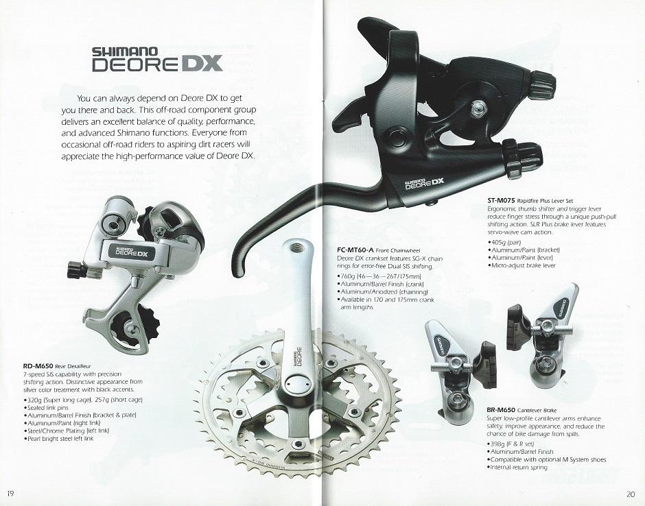 93 Shimano Bicycle System Components