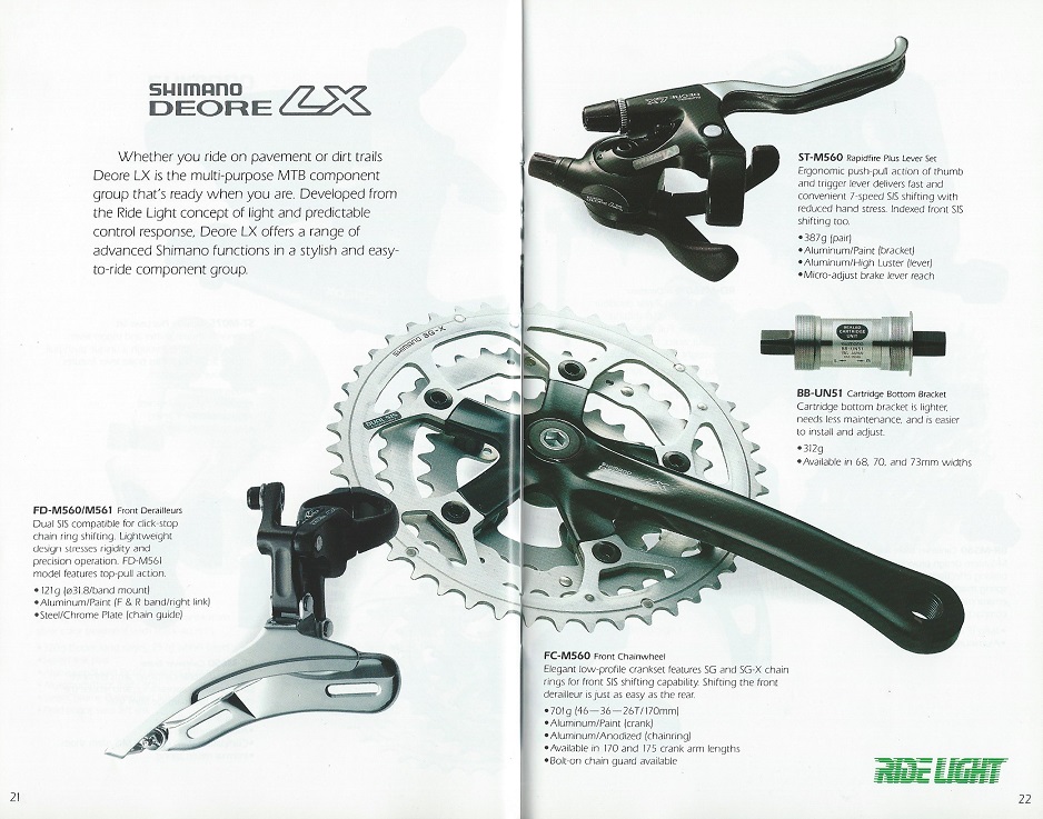 93 Shimano Bicycle System Components