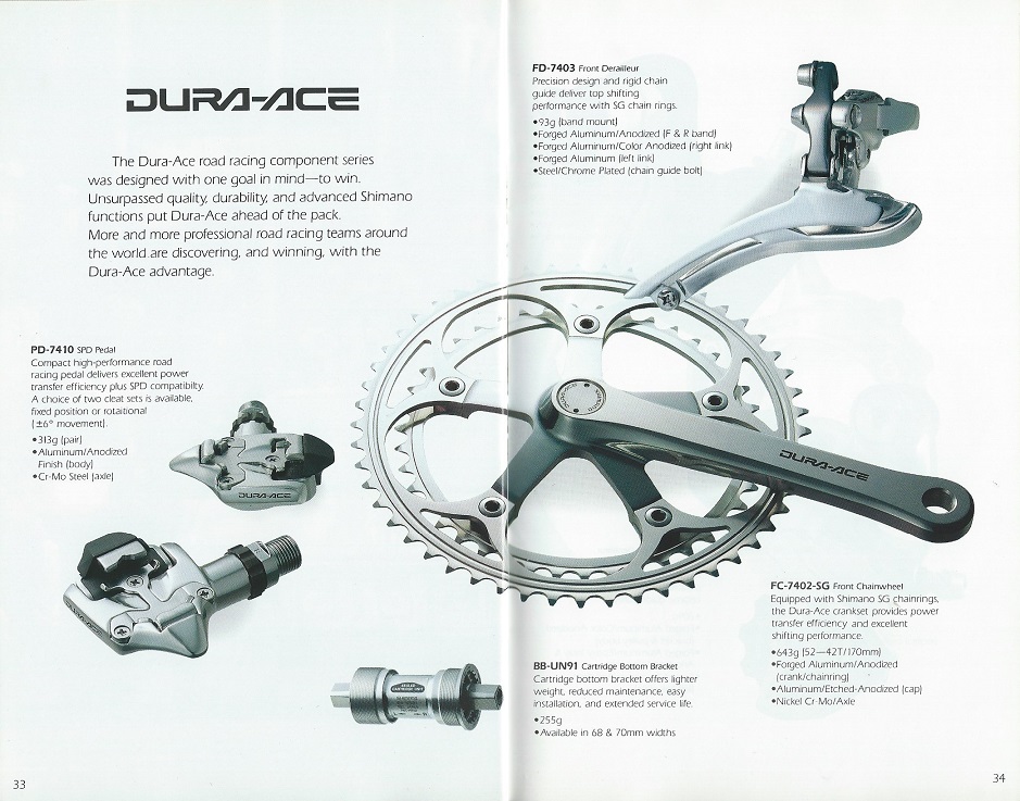 93 Shimano Bicycle System Components