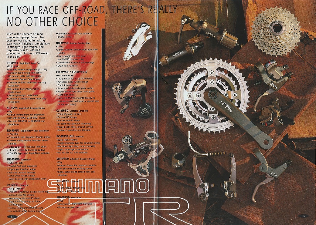 98 Shimano Bicycle Components