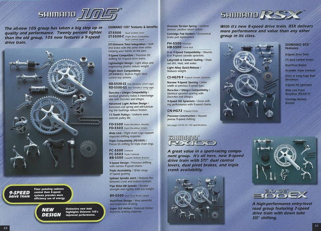 Shimano Bicycle Components, Vol. 99