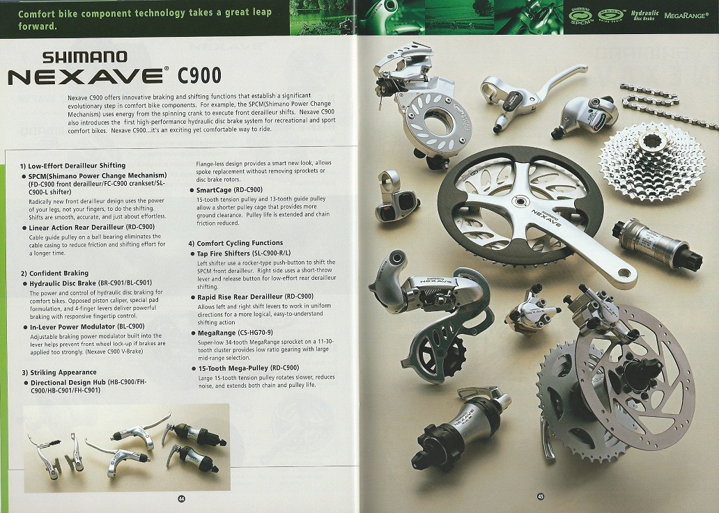 2001 Shimano Bicycle Components