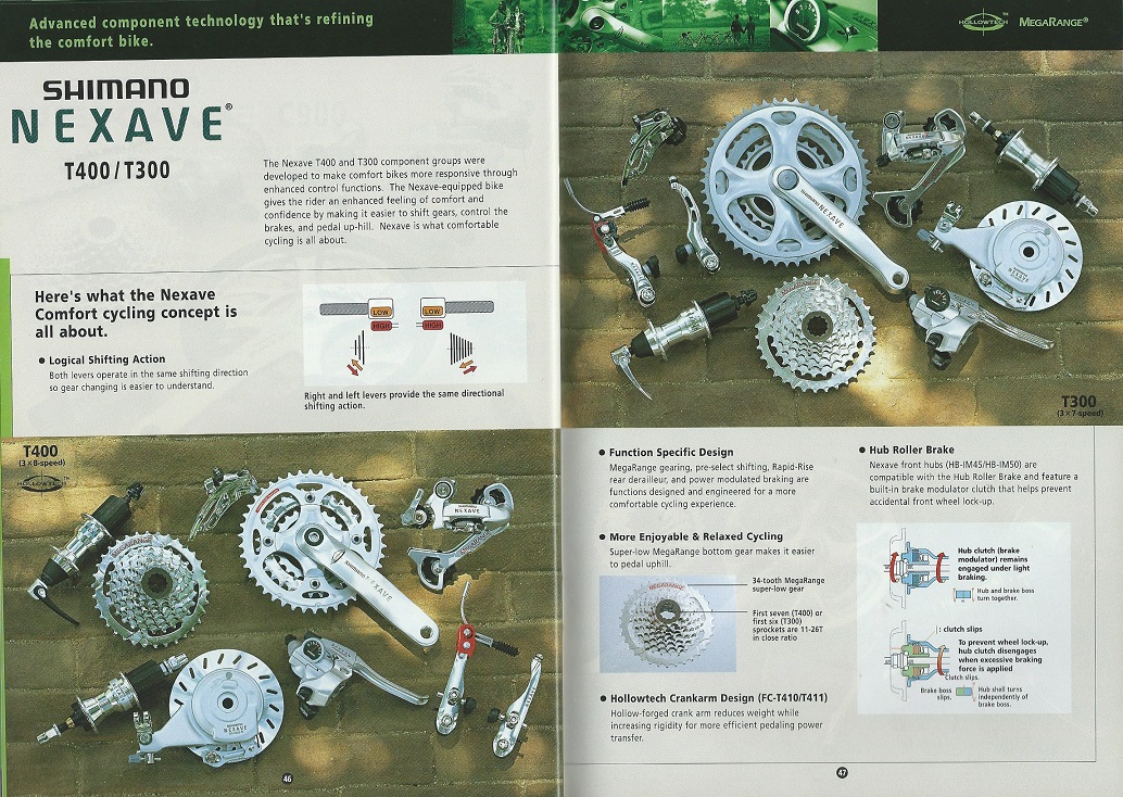 2001 Shimano Bicycle Components