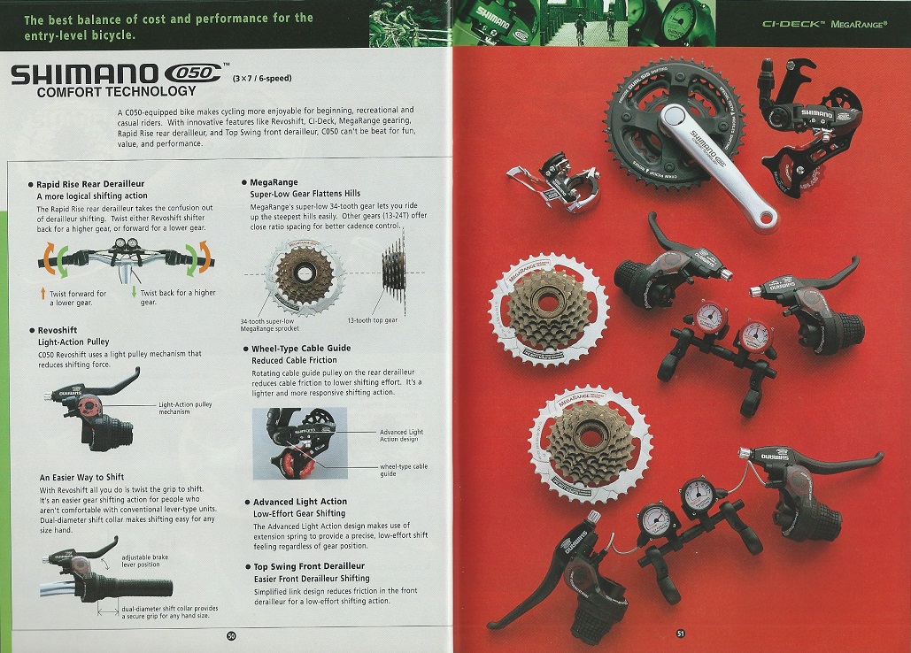 2001 Shimano Bicycle Components